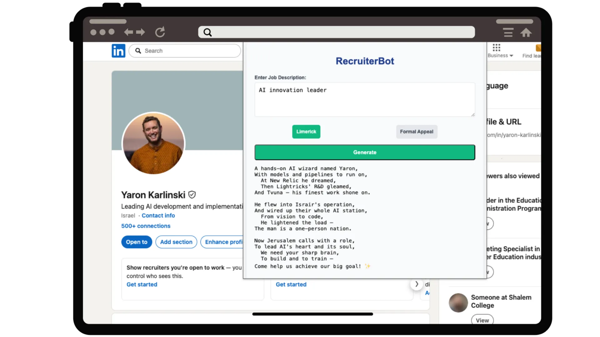 בוט מכפיל גיוסים